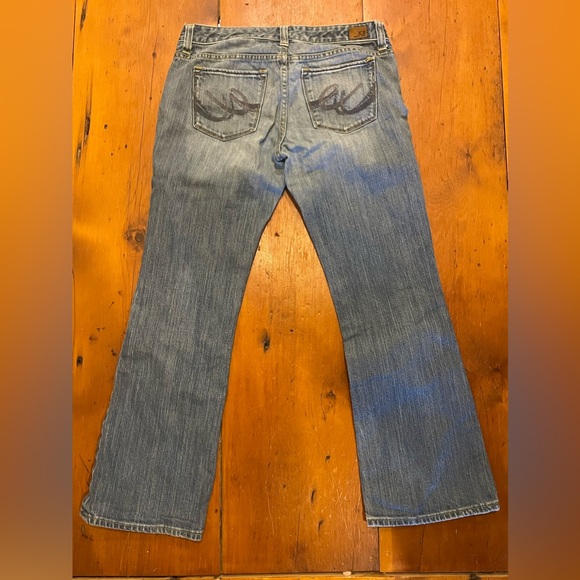 Express X2 Slim W10 Low Rise-Boot Cut Size 6 Short - Picture 4 of 4